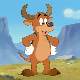 rocky and bullwinkle, high definition, photo realistic