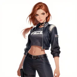 hitgirl by ilya kuvshinov, detailed illustration, character art, featured on artstation, comic book cover