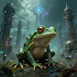 by thomas m. baxa and bragato, visually stunning, cinematic, ultra realistic, hyper realism, 1 2 k, epic, octane render, unreal engine, vfx, maya, hypnofrog : occult city, a quantum mechanical effect : 🚨 techno - gothic totems of a post - apocalyptic civilization of tribes and clans. 💀