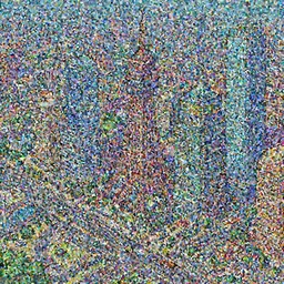 pixelart overview of a busy and colorful city, #pixelart, deviantart
