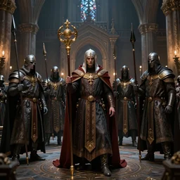 satanists in masonic lodge during a medieval battle, warcraft style, realistic 4k octane beautifully detailed render, 4k post-processing, highly detailed, intricate complexity, epic composition, magical atmosphere, cinematic lighting, masterpiece, ultra hd