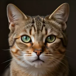 michael c hall face, cat ears, cat nose, cat eyes, surrealist, detailed