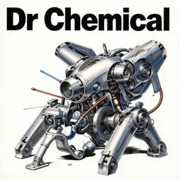 album cover of dr chemical and machine by akihiko yoshida