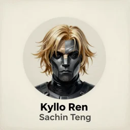 Kylo Ren Profile Picture by Sachin Teng, asymmetrical, Organic Painting , Matte Painting,  geometric shapes, hard edges, graffiti, street art, 300 dpi :2 by Sachin Teng:4