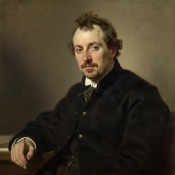 larry david candid painting by rembrandt