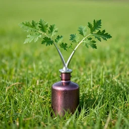 kryptonite in a field