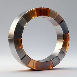 constructivism sculpture made of circle tetris, steel & acrylic, octane render, trending on artstation