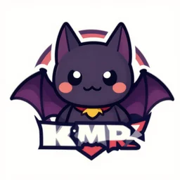 Cute Imp, Bat, esports logo, vector, colorful