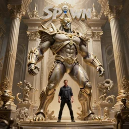 steve buscemi is spawn in the comic spawn, by todd mcfarlane, cinematic, photoshoot, wide angle, f / 2. 8, 3 - dimensional, powerful, natural lighting, insanely detailed and intricate, hypermaximalist, elegant, ornate, hyper realistic, super detailed