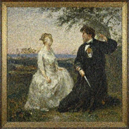 a painting by Adolph Menzel