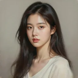 perfectly - portrait of a beautiful female korean drama movies character, intricate, highly detailed, digital painting, loose brush strokes, realistic shaded lighting, artstation, concept art, smooth, sharp focus, illustration, realism, oil painting, unreal engine 5, 8 k, art by sam spratt and peter mohrbacher
