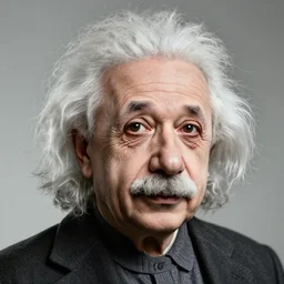 dynamic macro head portrait of albert einstein mad scientist by cory walker and ryan ottley and jack kirby and barry windsor - smith, comic, illustration, photo real