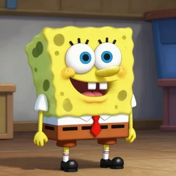 SpongeBob in Red dead redemption