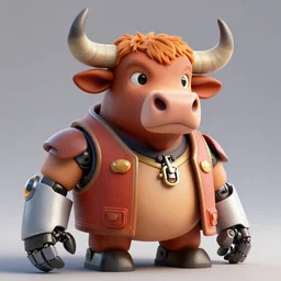 portrait 🤖🐂, octane render, detailed, brawl stars, unreal engine 5, cinema 4 d cinematic, artstation, greg rutkowski, clash of clan, clash royal