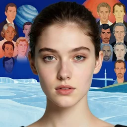 close - up, high sharpness, zeiss lens, fashion photo shoot, gianloup sieff, craig mcdin, brian adams, bruno dayan, eric madigan heck, helmut newton, camilla acrance, chuando & frey, jampaolo sgura, greg kadel, inez vinoodh, karl lagerfel, artistic, hyperrealistic, beautiful face, clear glass portrait of a young englishwoman, the ice landscape of neptune, by kawase hasui, moebius and edward hopper, colorful flat design, xray hd, 8 k, artstation