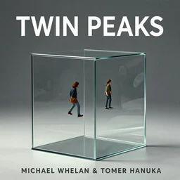 Twin Peaks poster artwork by Michael Whelan and Tomer Hanuka, Rendering of trapped in a glass box from scene from Twin Peaks, full of details, by Makoto Shinkai and thomas kinkade, Matte painting, trending on artstation and unreal engine