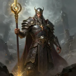 fantasy art of a war god by alexander fedosov hollllow