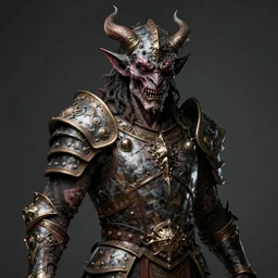 a biblical demon by andres rios artstation, ornate armor, horror fantasy, unreal engine, octane render, matte painting, trending on artstation