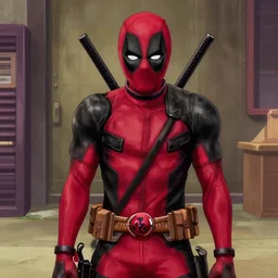 Deadpool in regular show 4K quality