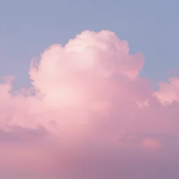 heaven's most beautiful garden, in the pink faded clouds, 8 k