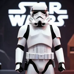 a stormtrooper from starwars