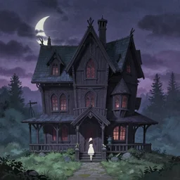 The Haunted House on the Hill by Shimoda, Hikari.