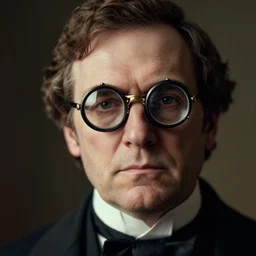 portrait of a victorian politician wearing a monacle, highly detailed, cinematic lighting, close up, volumetric, realistic, photograph by elliott & fry