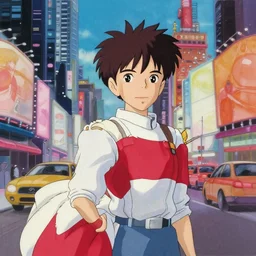 miyazaki hayao's painting of times square