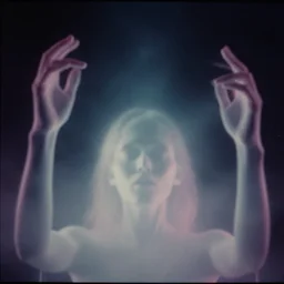 neon haze photograph hands in the air by reuben nakian, zbrush central contest loser, gutai group, ambient occlusion, demonic photograph, velvia