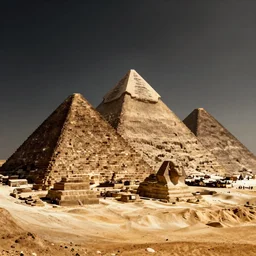 the pyramids of giza as star wars concept art ralph mcquarrie