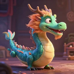 🐲, anime, disney, pixar, 8 k, hd, dof, kodak film, volumetric lighting, subsurface scattering, photorealistic, octane render, details