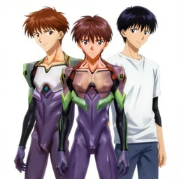 still from studio khara movie evangelion 1 0 you are ( not ) alone, shinji higuchi and tomoki kyoda and yoshitaka amano, dante from devil may cry 2 0 0 1, a gun in both hands, symmetrical face, boxing boxing bandages
