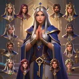a saint noble high priestess pray for god as a league of legends character, chic clothes, priestess key visual, masterpiece, cg animation, riot enterainment, arcane, realistic, hyper detailed, character select portrait, by artgerm, rossdraws, loish, drew struzan, jesper ejsing, 3 d