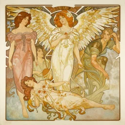 fallen angel domain by nicolas delort, alphonse mucha, victo ngai, josan gonzalez, kilian eng