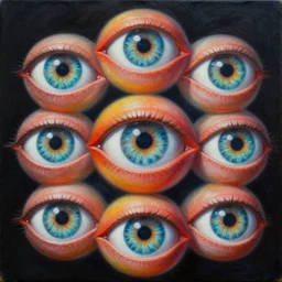 intricate five nvidia eye, oil on canvas, hdr, high detail, photo realistic, hyperrealism, surrealism, cinematic, matte finish, high contrast, 3 d depth, centered, masterpiece, vivid and vibrant colors, enhanced light effect, enhanced eye detail, artstationhd