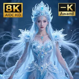 photo of a very beautiful!! flower queen warrior with ice powers highly detailed 8 k hdr smooth sharp focus high resolution award - winning photo
