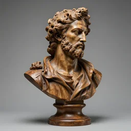 high intricate bust of call me kevin carved from wood in baroque style, studio light, maria panfilova, andrea savchenko, mike kime, ludovic plouffe, qi sheng luo, oliver cook, trending on artstation, hyper realism, high detail, wide angle, horizontal orientation