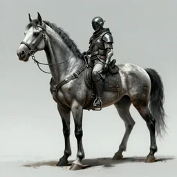Link on Horse :: in biopunk style :: concept art