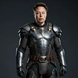 a full body portrait of a elon musk wearing armour, highly detailed, cinematic lighting, hyperrealistic, 4 k, digital art