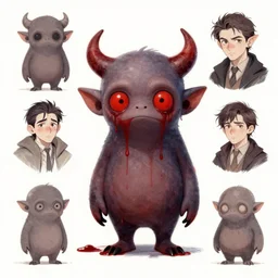 Concept art of an adorable blood gremlin, by Stanley Artgerm Lau, WLOP, Rossdraws, James Jean, Andrei Riabovitchev, Marc Simonetti, and Greg Rutkowski, trending on artstation