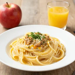 juice apple in pasta