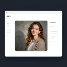 desktop application design about text to image generation