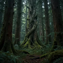 mysterious forest, detailed, intricate, cinematic lighting, trending of artstation, 4k, hyperrealistic, focused, extreme details, cinematic, masterpiece