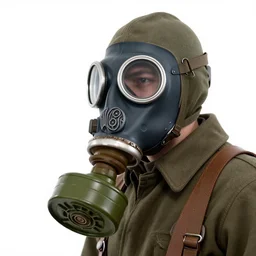 portrait of futuristic world war 1 russian pilot with gas mask, white background, high details, dripping paint, greg rutkowski, craig mullins, ash thorpe, fibonacci rhythm ar