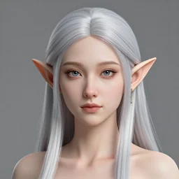 a beautiful and highly detailed digital portrait of a dignified elf with long blue hair in rose gold armor by artgerm and lu ji, centered, artsation contest winner, cgsociety, fantasy art, cryengine, concept art, photorealism, daz 3 d, sketchfab, zbrush, vray