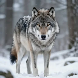big grey wolf