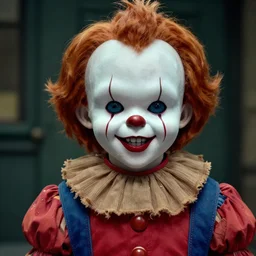 Chucky pennywise, photo realistic