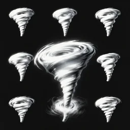 album cover art for spinning tornado icons akihiko yoshida