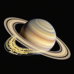 Saturn, its aura is made of instant noodles