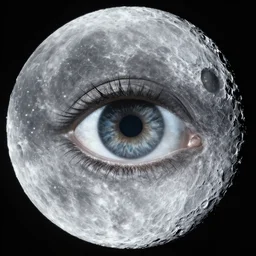 the moon as eye, surrealism